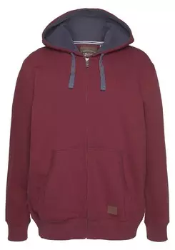 Худи Mans World Zip-Up Hoodie, бордо