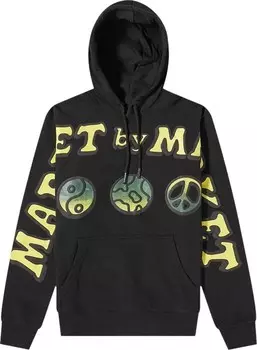 Худи Market Cali Lock Gradient Hoodie 'Black Overdye/Bodye', разноцветный