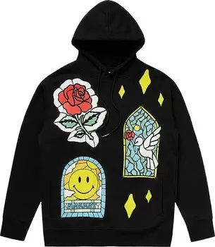 Худи Market Smiley Cathedral Glass Hoodie 'Black', черный