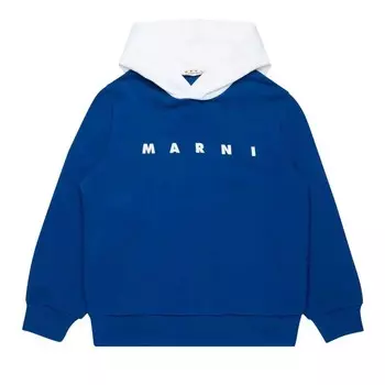 Худи Marni Kids Hoodie, синий