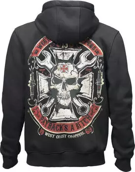 Худи Mechanic на молнии WCC, черный