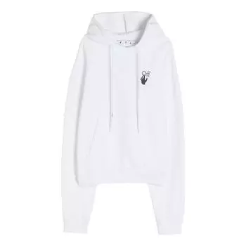 Худи Men's Off-White Degrad Arrows Loose Fit White