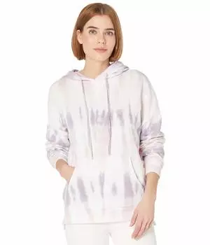 Худи Michael Stars, Zion High-Low Hoodie in Fiji Wash Hermosa French Terry