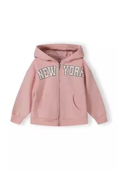 Худи MINOTI Zip-Up Hoodie, розовый
