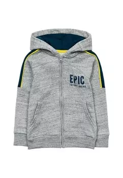 Худи MINOTI Zip-Up Hoodie, светло-серый