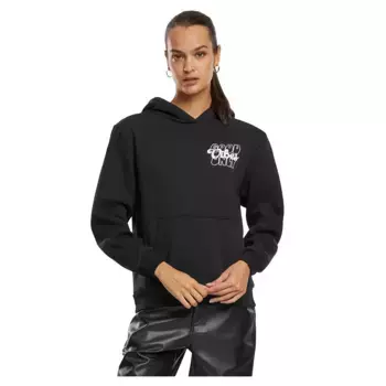 Худи Miss Tee Good Vibes Puff Print Fluffy, черный