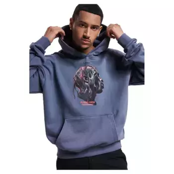 Худи Mister Tee Flying High Heavy Oversize, синий