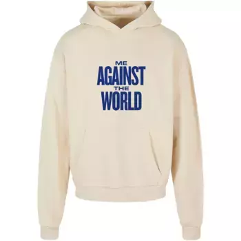 Худи Mister Tee X Artist Tupac Me Against The World Ultra Heavy Oversize, бежевый