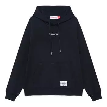 Худи Mitchell & Ness Logo Fleece Hoodie 'Black', черный
