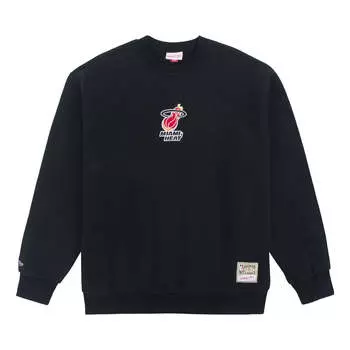 Худи Mitchell & Ness x NBA Miami Heat Sweatshirt 'Black', черный