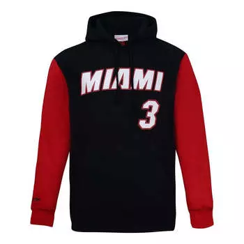 Худи Mitchell & Ness x NBA Miami Heat 2006 Fleece Hoodie 'Dwyane Wade 3 ', черный