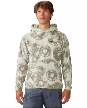 Худи Mountain Hardwear Novelty Microchill, цвет White Sage Large Spore Dye Print