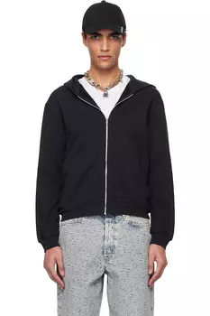 Худи на молнии Acne Studios, черный