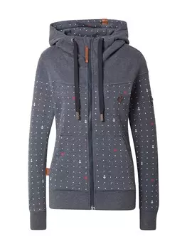 Худи на молнии Alife And Kickin PALINAAK, темно-синий