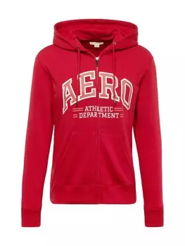 Худи на молнии AROPOSTALE ATHLETIC, цвет Red/Pastel Red