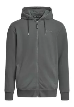 Худи на молнии Bench, серый