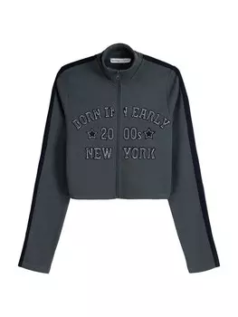 Худи на молнии Bershka, цвет Jade