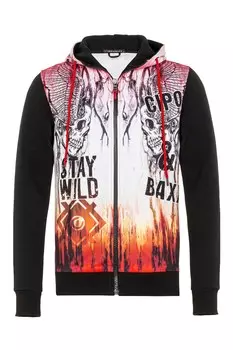 Худи на молнии CIPO & BAXX, черный