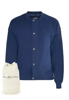 Худи на молнии Dreimaster Vintage, темно-синий