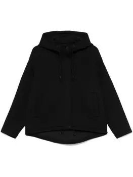 Худи на молнии Emporio Armani, черный