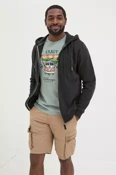 Худи на молнии Fatface Brooke Fat Face, черный