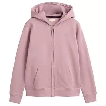 Худи на молнии Gant, сиреневый