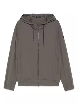 Худи на молнии Herno, коричневый