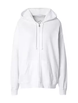 Худи на молнии Hollister, белый
