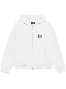 Худи на молнии из коллаборации с Under Armour BALENCIAGA, белый