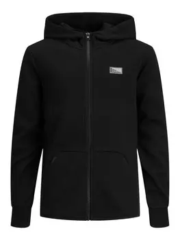 Худи на молнии Jack & Jones, черный