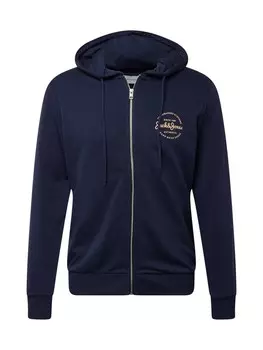 Худи на молнии JACK & JONES FOREST, темно-синий