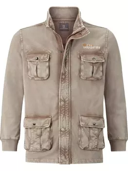 Худи на молнии Jan Vanderstorm GANGOLF, светло-коричневый