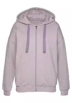 Худи на молнии Lascana, бежевый