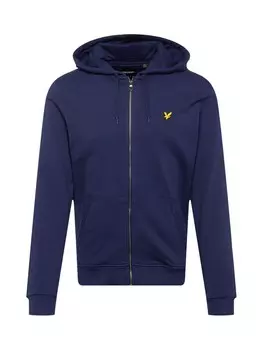 Худи на молнии Lyle & Scott, темно-синий
