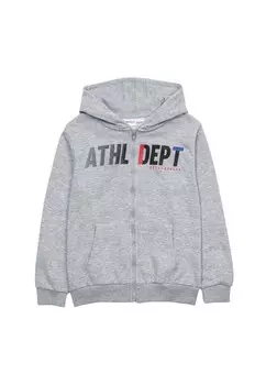 Худи на молнии Minoti, пятнистый серый