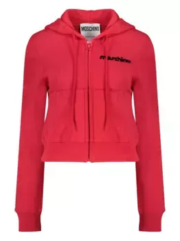 Худи на молнии Moschino, розовый