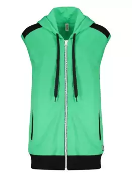 Худи на молнии Moschino, зеленый