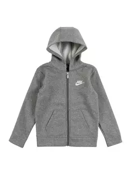Худи на молнии Nike Sportswear CLUB, пятнистый серый