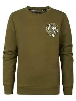 Худи на молнии Petrol Industries ELMHURST, цвет Green/Olive