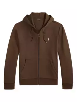 Худи на молнии POLO RALPH LAUREN, коричневый