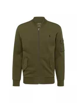 Худи на молнии Polo Ralph Lauren, оливковый