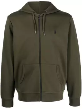 Худи на молнии Polo Ralph Lauren, зеленый