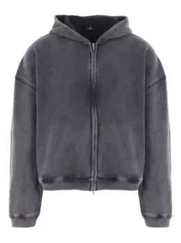 Худи на молнии Represent, серый