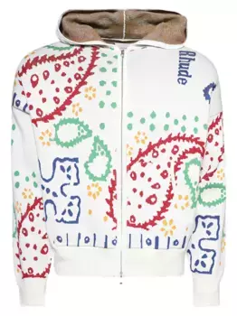 Худи на молнии RHUDE, белый