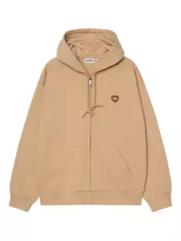 Худи на молнии с логотипом CARHARTT WIP, нейтральный