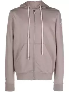 Худи на молнии с вышитым логотипом Rick Owens X Champion, коричневый