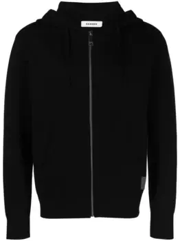 Худи на молнии SANDRO, черный