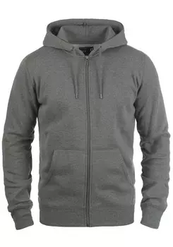 Худи на молнии !Solid BERTIZIP, серый