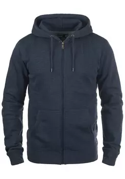 Худи на молнии !Solid BERTIZIP, синий