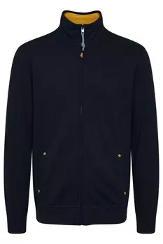 Худи на молнии !Solid KARIM, темно-синий